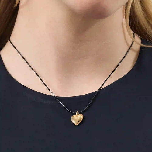 Heart Pendant Cord Necklace