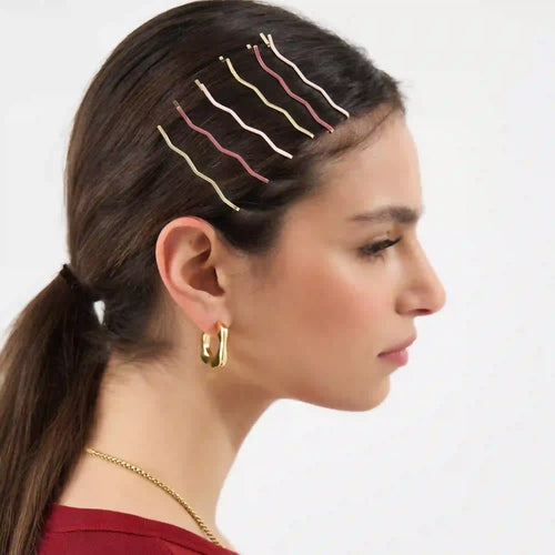 Pack Of 6 Wiggle Hair Slides