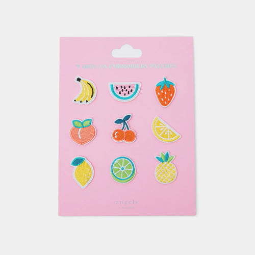 Girls Fruit Iron On Embroidery Patches