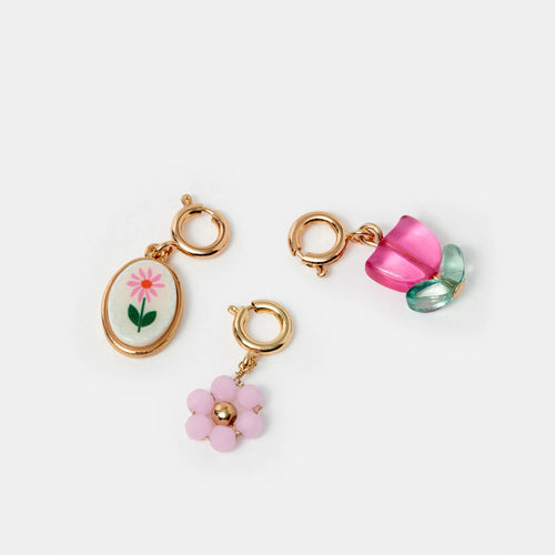 Flower Jewellery Charms Pack of 3