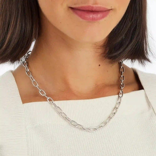 Link Chain Necklace Silver