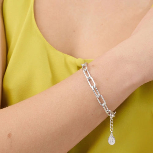 Link Chain Bracelet Silver