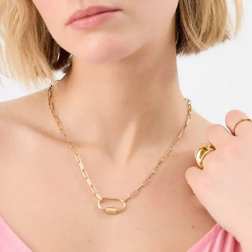 Carabiner Pendant Necklace