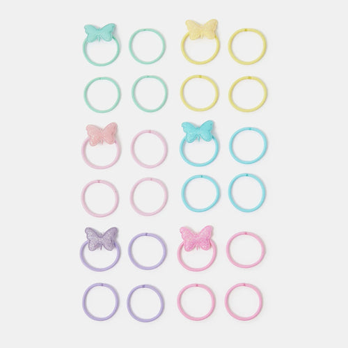 Pack of 24 Girls Sparkle Butterfly Hair Bands