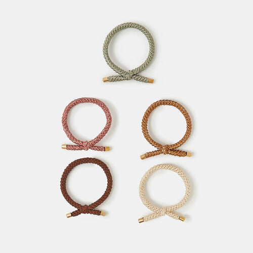 Pack of 5 Cord Knot Ponies