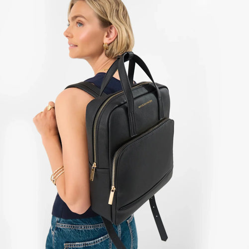 Black Lola Laptop Backpack