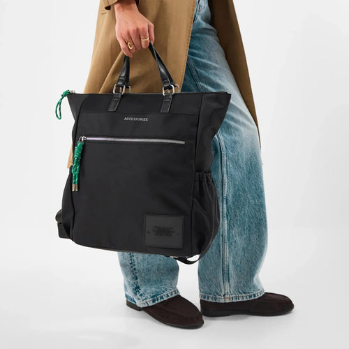 Olivia Top Handle Nylon Laptop Backpack