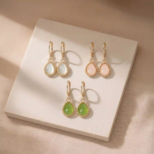 Teardrop Hoop Earrings Pack of 3