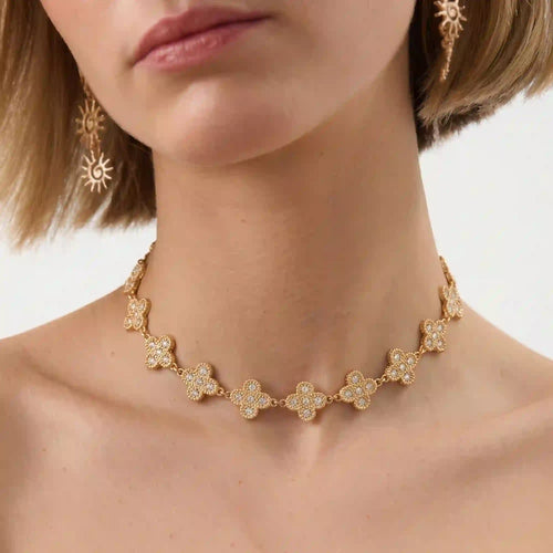 Clover Collar Necklace