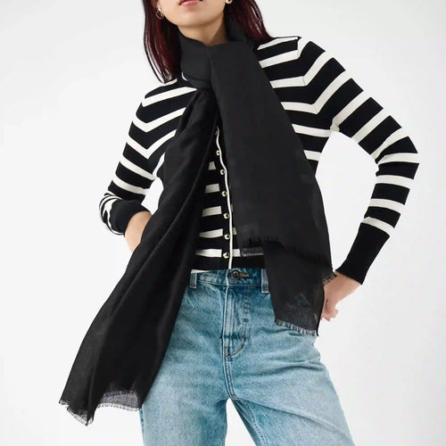 Lightweight Scarf Black
