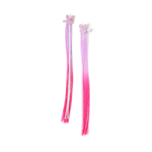 Pack of 2 Girls Bunny Fake Hair Clips