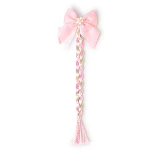 Girls Sequin Fake Hair Bow Hair Clip