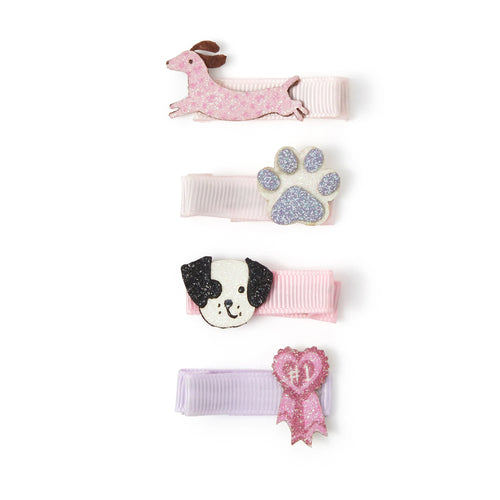 Pack of 4 Girls Pet Club Hair Clips