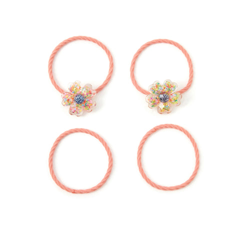 Pack of 4 Girls Glitter Star Hair Bands