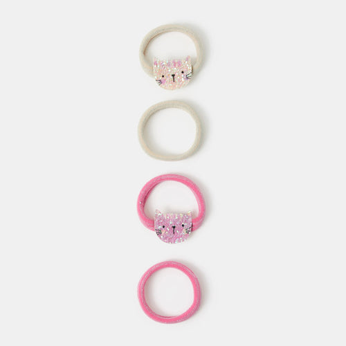 Pack of 4 Girls Sequin Cat Hair Bands