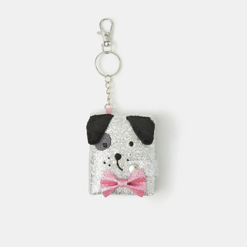 Girls Mini Dog Keychain Notebook