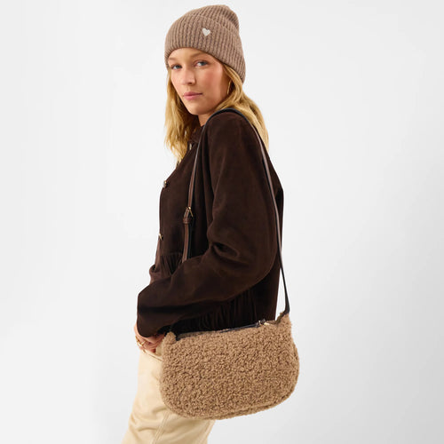 Shearling Cross Body Bag