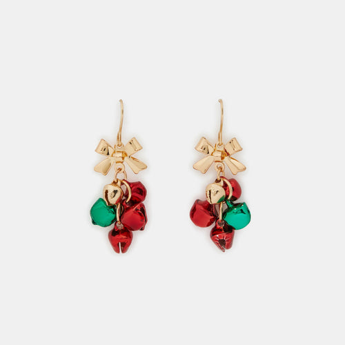 Christmas Jingle Bell Drop Earrings