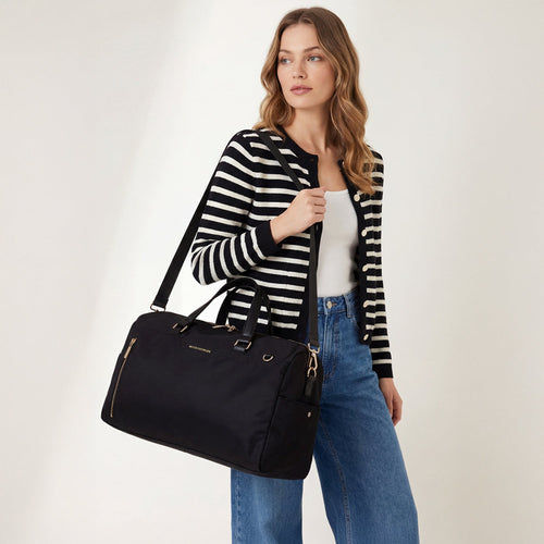 Black Brian Nylon Weekender