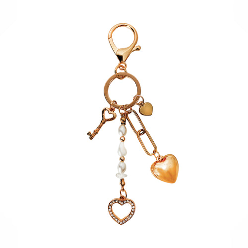 Heart And Key Keyring
