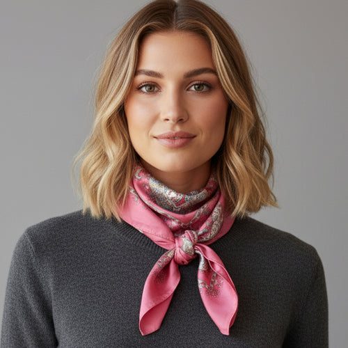 Crimson Muse Lightweight Scarf