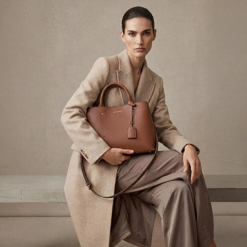 Brown Soho Structured Satchel Bag