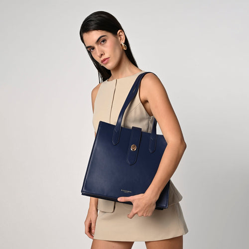 Blue Celest Work Tote