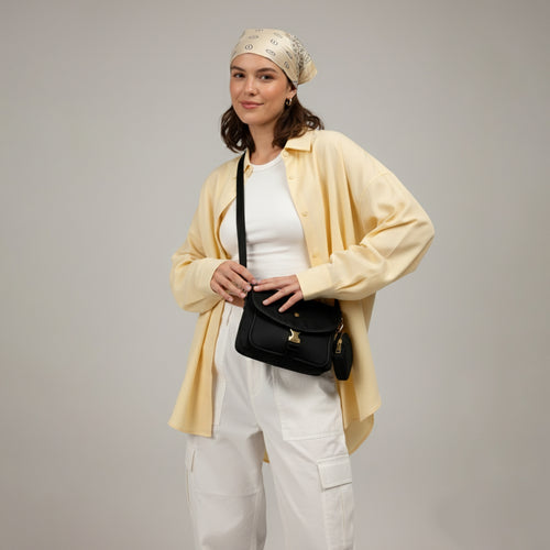 Black Kourtney Nylon Sling