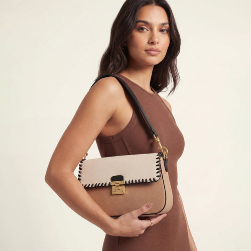 Brown Radzo Buckle Sling Bag