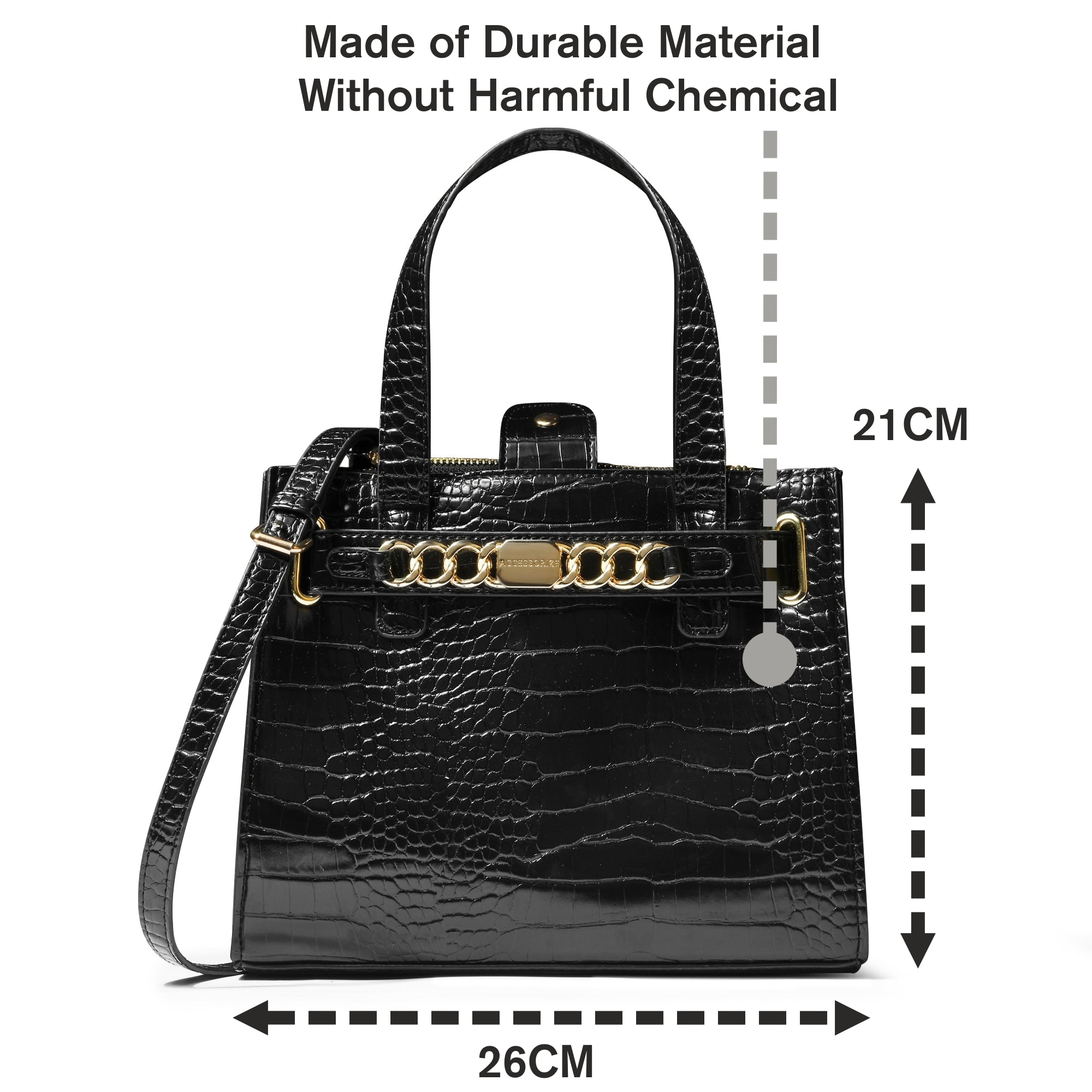 アクセサリーバッグまとめ売り Buy Black Tarley Croc Satchel Sling Bag Online - Accessorize India