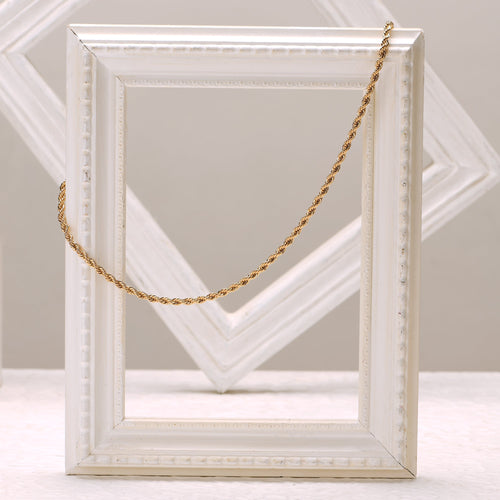 Accessorize London Women's Berry Blush Twisted Rope Necklace
