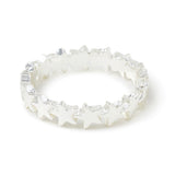 Accessorize London Women's Star Band Ring Medium