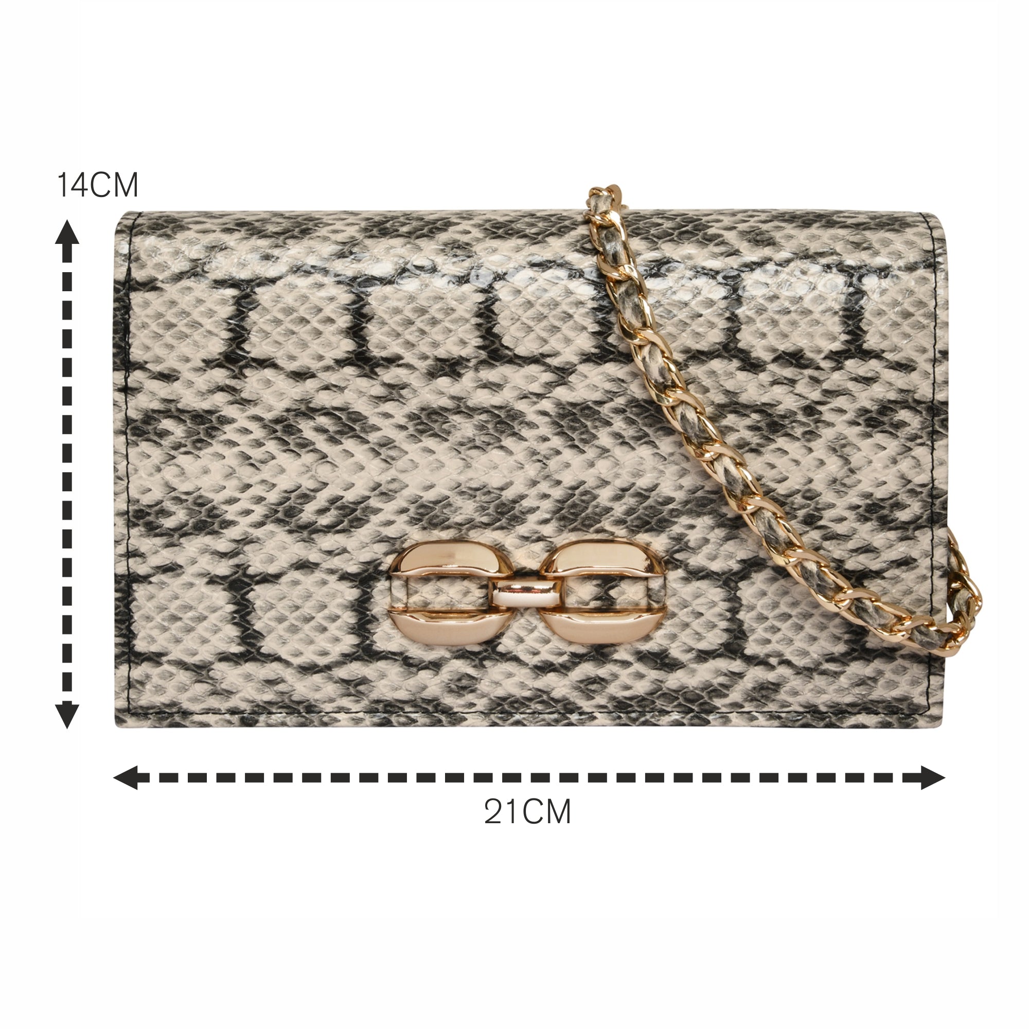 Accessorize London Women's Chain Snaffle Party Bag
