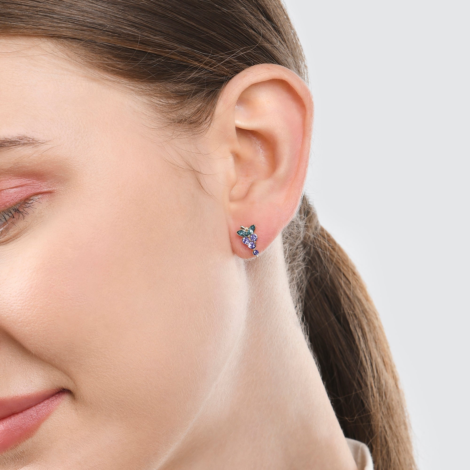 Accessorize London Women's Multi Fruit Stud Earring Pack