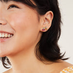 Accessorize London Women's Multi Fruit Stud Earring Pack