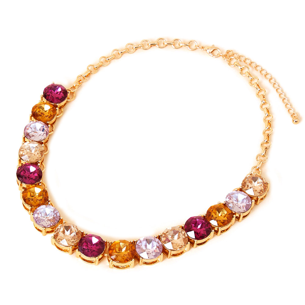 Accessorize London Women'S Multi Statement Gem Sparkle Necklace