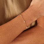 Accessorize London Women's Green Pearl Bracelet