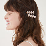 Accessorize London Women's Pearl 2 Diamond and Pearls Salon Hair Clips
