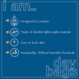 Accessorize London Women's Recycled nylon pocket crossbody