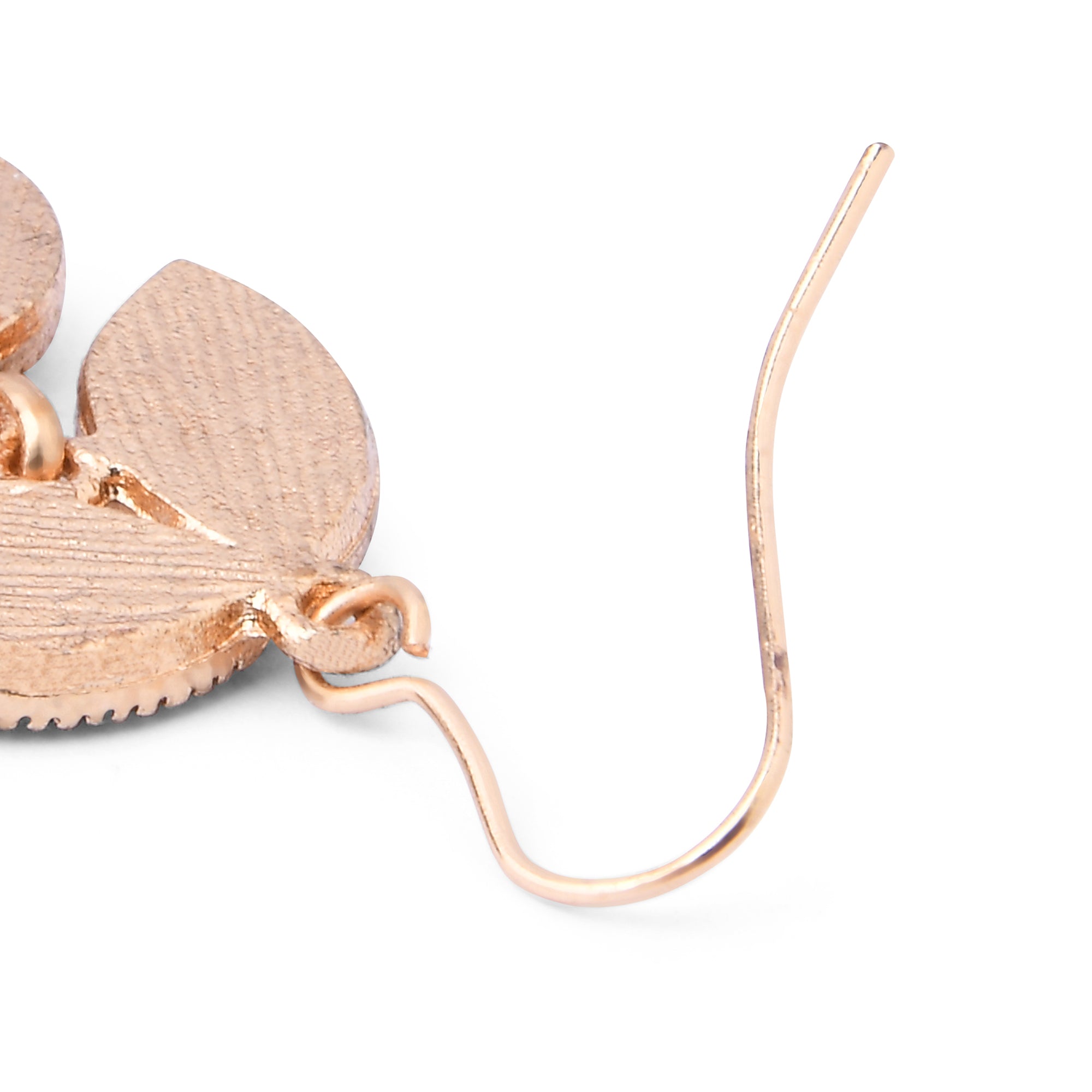 Accessorize London Women's Beaded Leaf Drop Earrings