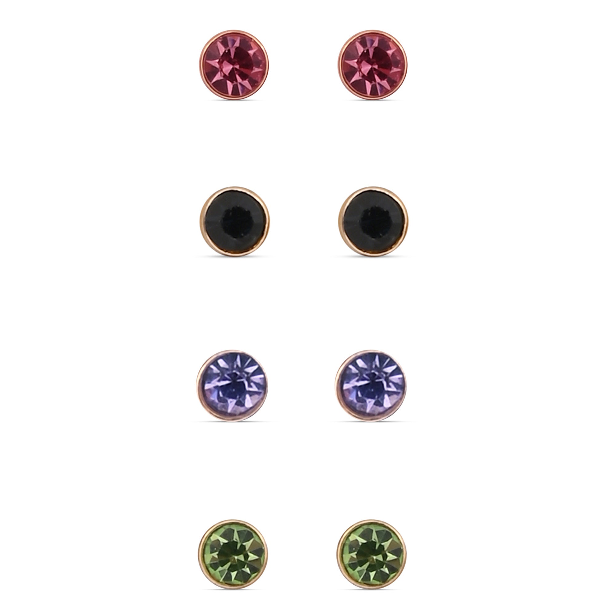 Multiple Stud Earing Buy Gold Plated Multi Stud Earrings Online