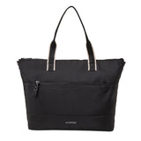 Black Webbing Tote Bag In Recycled Nylon