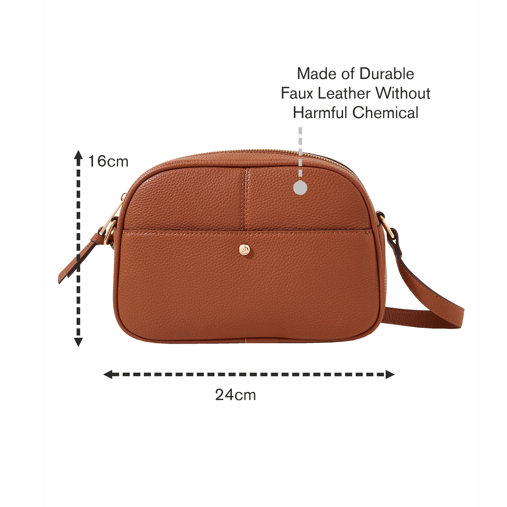 Women's Tan Abby Camera Bag