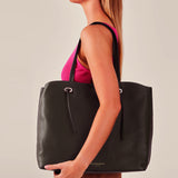 Black Large Shoulder Bag Features