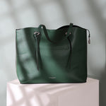 Women's Green Large Shoulder Bag