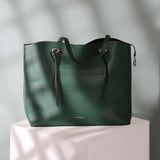 Women's Green Large Shoulder Bag