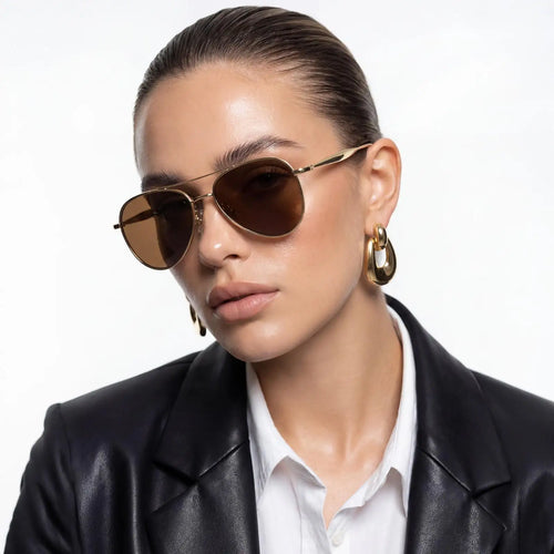 Metal Aviator Sunglasses