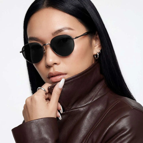 Rounded Metal Sunglasses