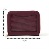 Accessorize London Women's Faux Leather Card Pocket Purse