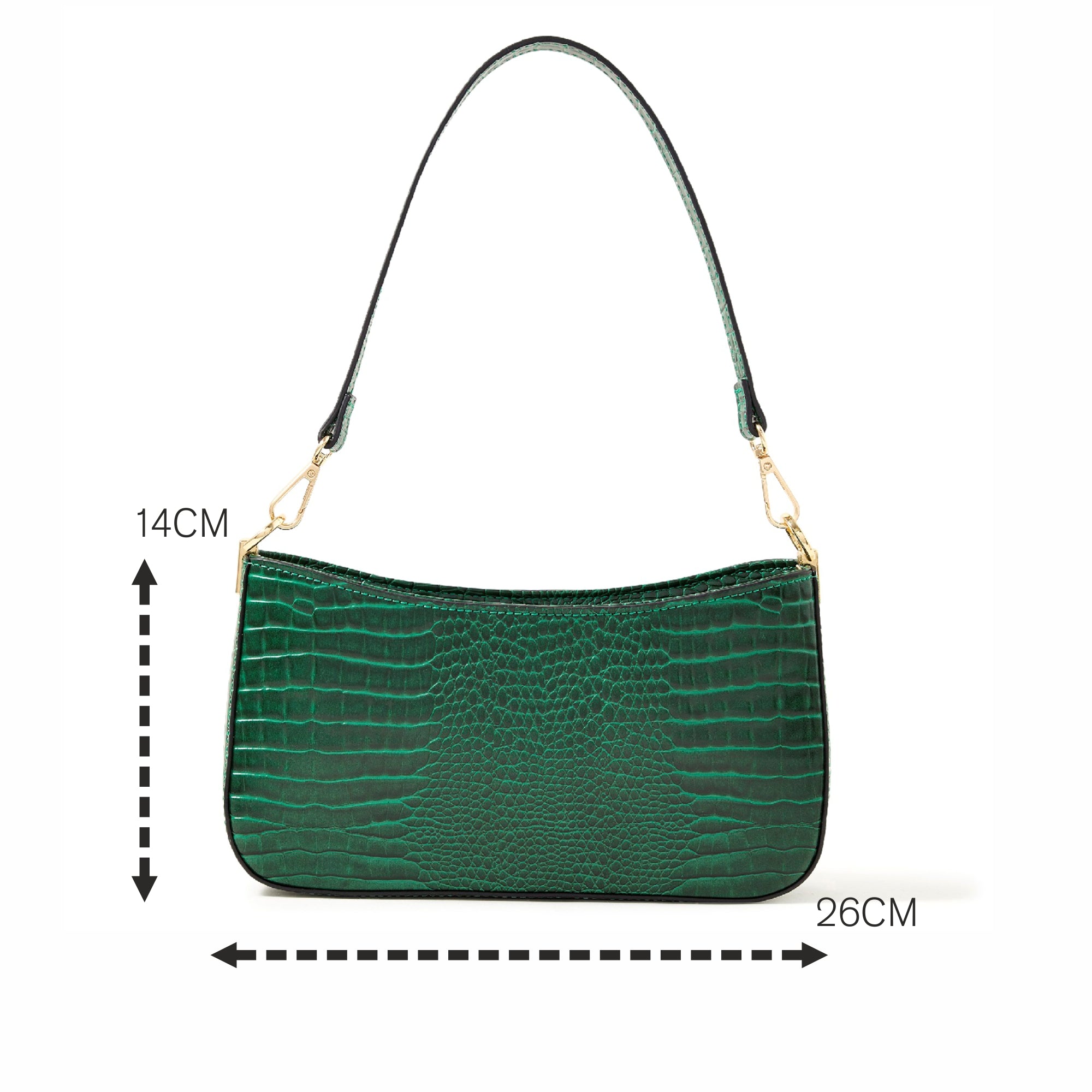 Croc shoulder clearance bag